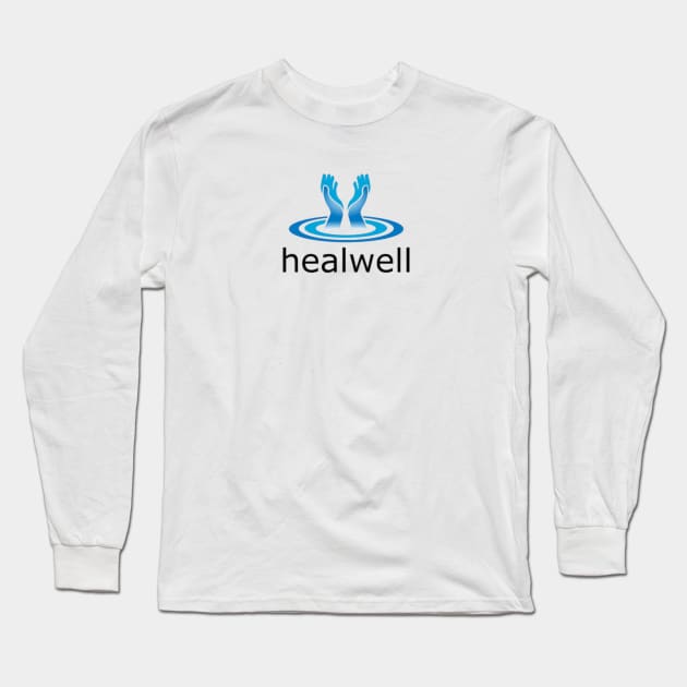 Standard Healwell Logo Long Sleeve T-Shirt by Healwell